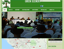 Tablet Screenshot of greenscenery.org